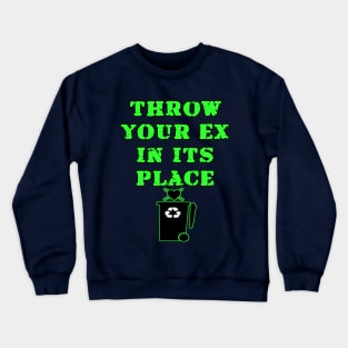 text humor Crewneck Sweatshirt